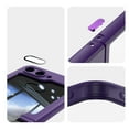 thumbnail image 2 of ELEHOLD Case for Samsung Galaxy Z Flip 7, 360° Rotating Magnetic Stand Phone Case,Darkpurple, 2 of 7
