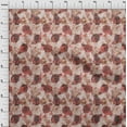 thumbnail image 4 of oneOone Cotton Poplin Maroon Fabric Paisley Diy Clothing Quilting Fabric Print Fabric By Yard 56 Inch Wide, 4 of 4