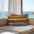 thumbnail image 5 of Waterproof Throw Pillow Covers Set of 2, 20x12 Inch Colorful Vintage Decorative Pillowcases Outdoor Pillow Slip Cushion Covers Set for Couch Tent Vintage Wooden Farmhouse, 5 of 7