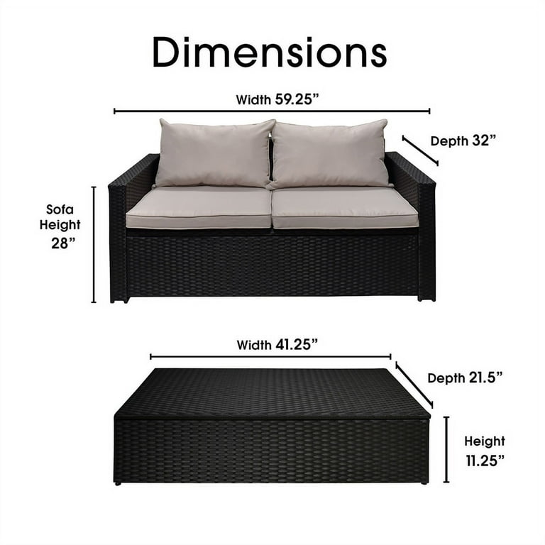 Serta laguna outdoor sofa deals