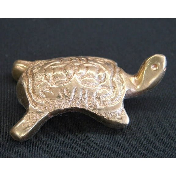 Feng Shui Brass Metal Turtle Statue