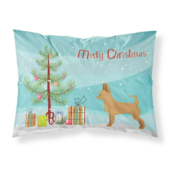 Tan Chion Christmas Tree Fabric Standard Pillowcase
