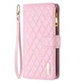 thumbnail image 4 of Nalacover for Samsung Galaxy A33 5G Zipper Wallet Case with Magnetic Clasp Flip Folio Kickstand 9 Card Slots Luxury Premium PU Leather and Soft TPU Shockproof with Wrist Strap Cover.Pink, 4 of 10