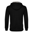 thumbnail image 6 of TANYSU Men Fashion Sweatshirt Solid Color Long Sleeve Tops Round Neck Drawstring Hoodie Sports Pocket Winter Pullover Birthday Male Casual Athletic Dailywear, 6 of 6