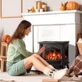 thumbnail image 2 of WAA Electric Infrared Stove Heater, 20" Freestanding, 1000W/1500W, 2 of 7