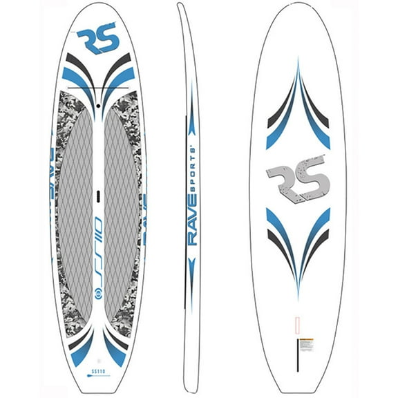Rave Sports Shoreline Series SS110 SUP in Camo Blue