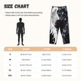 thumbnail image 2 of Cauagu Butterfly Angel Wings Art Pajama Pants for Women Loose Fit Wide Leg Trouser Pants Casual Elastic Waist Drawstring Lounge Pants, 2 of 6