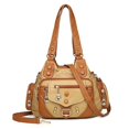 thumbnail image 1 of Bolso de mensajero de cuero suave para mujer, bandolera de hombro de marca famosa de diseñador, de lujo, a la moda, nuevo Fivean unisex, 1 of 2
