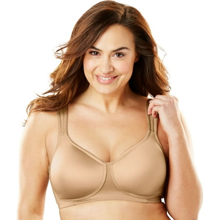

Comfort Choice Women s Plus Size Microfiber Wireless Lightly Padded T-Shirt Bra