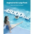 thumbnail image 4 of VEVOR Solar Pool Ionizer, Petal Copper Pool Ionizer Up to 45000 Gal, Floating Automatic Water Cleaner and Purifier, Chlorine Free Water, with Copper Anode, Spring, Brush and Filter for Pools & Spas, 4 of 9