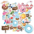 thumbnail image 4 of 35pcs-50pcs Tropical Stickers Kids Vacation Stickers Summer Beach PVC Stickers for Laptops Suitcases, 4 of 9