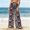 #07Navy, variant on Womens Chiffon Pants Flowy Elastic Waist Wide Leg Palazzos Trousers Summer Lightweight Bikini Cover up See Through Sheer Mesh Beach Pants