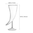 thumbnail image 5 of ULTNICE 2Pcs Wine Glasses for Cocktail Storage Transparent, 5 of 8