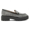 thumbnail image 3 of Sam Edelman Laurs Glitz Black Fashion Slip On Rounded Toe Platform Loafer Shoes, 3 of 5