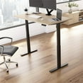thumbnail image 7 of Bowery Hill 72W Adjustable Standing Desk in Natural Elm - Engineered Wood, 7 of 7