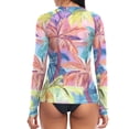 thumbnail image 2 of joogoo Womens UPF 50+ Sun Shirts Retro Palm Tree-a1 Long Sleeve UV Protection Rash Guard Tops M, 2 of 7