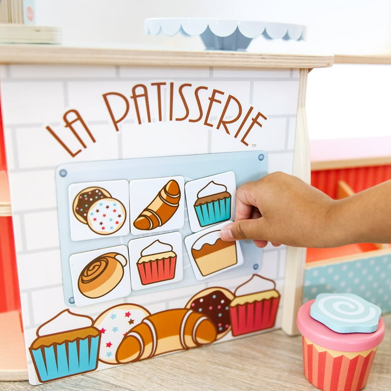 Melissa & Doug Wooden La Patisserie Bakery (39 Pieces) - FSC