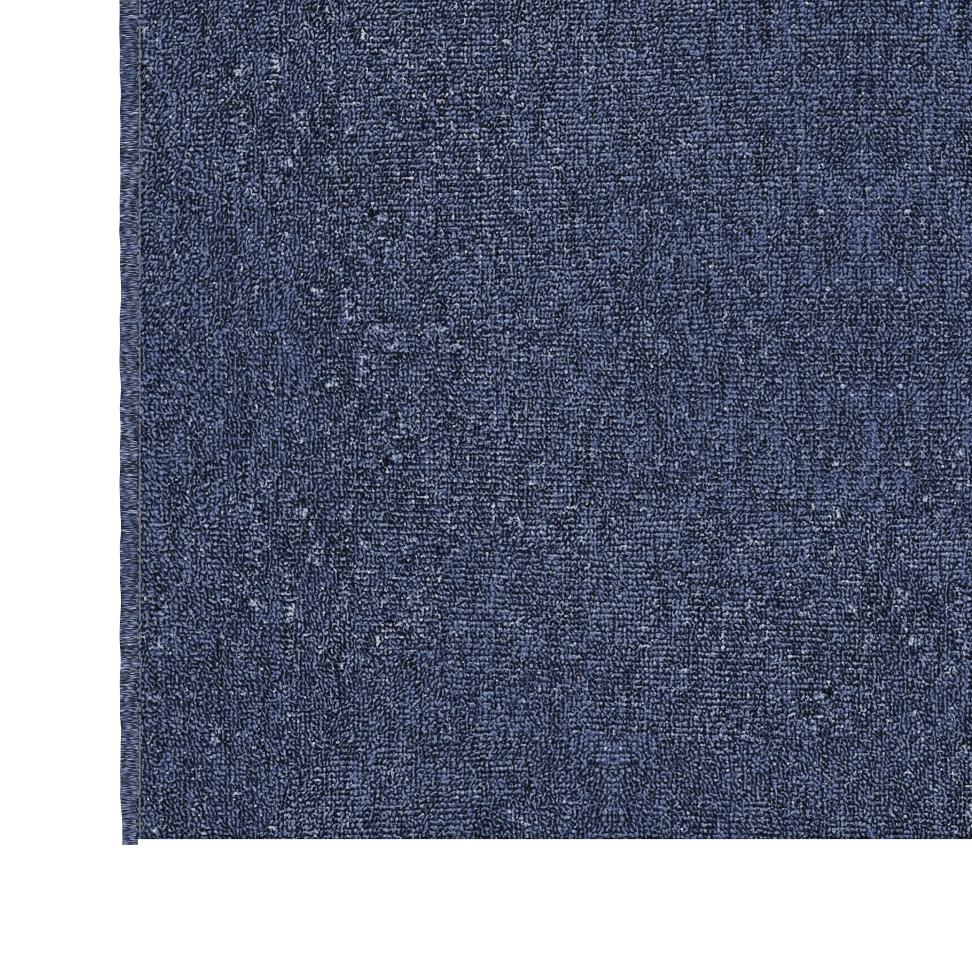 Ottomanson Hallway Runner Rug 1'10" x 47' Non-Slip Stain-Resistant Custom Size Carpet for Kitchen, Blue