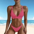 thumbnail image 1 of Two Piece Swimsuits Tankini Bikini Top And High Waisted Bottom Swimsuit For Beach Pool Bathing Suites Womens plus Striped Shorts Set Women Women Swim Shorts And Bikini Top Women Two Piece Swimsuit, 1 of 4