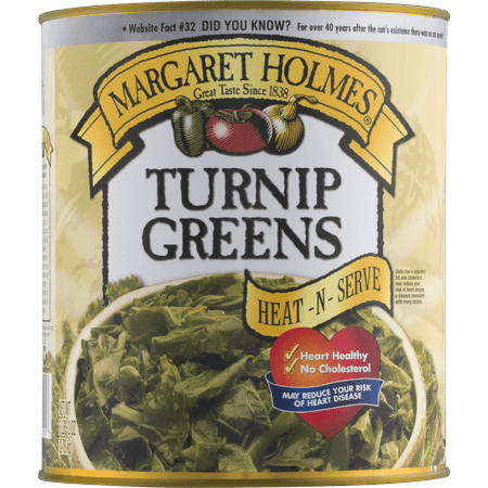 Margaret Holmes Heat N Serve Turnip Greens, 98 oz