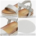thumbnail image 4 of Sandalia DREAM PAIRS Sunna Plata con Tira en el Tobillo y Cuña 4.5 cm, 4 of 6