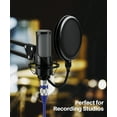 thumbnail image 6 of GearIT XLR to XLR Microphone Cable (100 Feet, 1 Pack) XLR Male to Female Mic Cable 3-Pin Balanced Shielded XLR Cable for Mic Mixer, Recording Studio, Podcast - Blue, 100Ft, 1 Pack, 6 of 7
