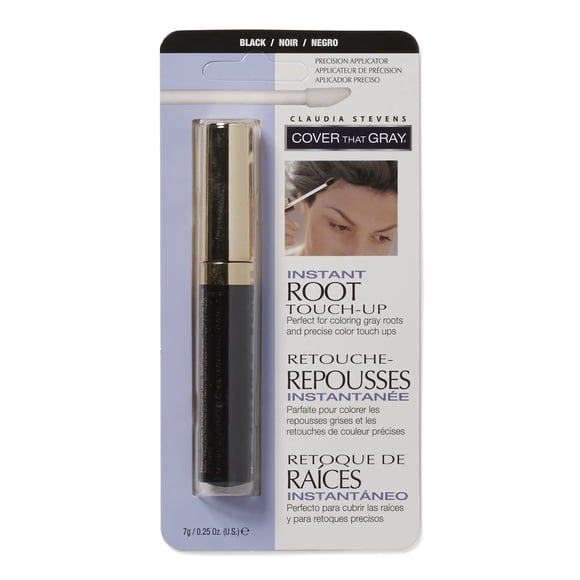 Claudia Stevens Cover That Grey Root Touch Up Color de cabello - Negro