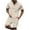 Khaki, variant on Xzbqbs Mens 2 Piece Outfits Waffle Knit Sets Short Sleeve Sweatsuit 1/4 Zip Shirts Matching Shorts Summer Loungewear Set for Men