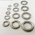 thumbnail image 4 of 50 Fishing Solid Stainless Steel Seamless Snap Rings Lures Tackleconnector 3.4*5.5mm, 4 of 5