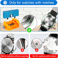 Casing Rotation Tool DESIGNICE Watch Battery Replacement Tool Kit,Watch Wrench Back Remover ...