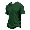 thumbnail image 3 of T-Shirts à Manches Courtes en Tricot pour Garçons, Col Rond Uni, Hauts d'Été Décontractés, 3-14 Ans, 3 of 5