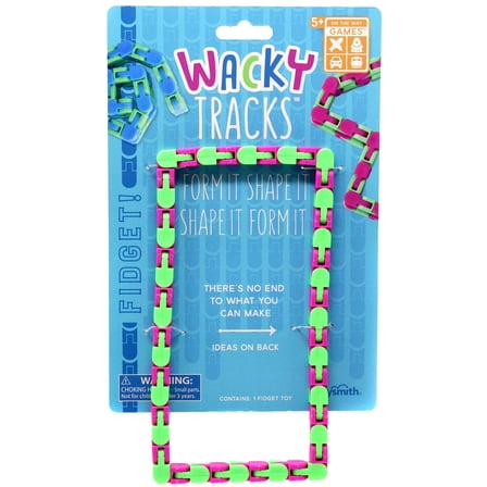 Wacky Tracks Green & Pink Fidget Toy
