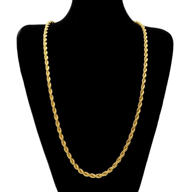 Collar de cadena torcida de tendencia de moda, pulsera, collar grueso, collar de pareja simple de alta gama