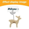 thumbnail image 3 of HEMOTON Wooden Animal Photo Clip Stand for Decor Iron and Beige Wood Memo Holder 3.5 x 2.8 Inches, 3 of 5