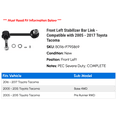 thumbnail image 2 of Front Left Stabilizer Bar Link - Compatible with 2005 - 2017 Toyota Tacoma 2006 2007 2008 2009 2010 2011 2012 2013 2014 2015 2016, 2 of 2
