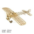 thumbnail image 3 of AVIÓN DWH VX14 1:23 Escala de 380 mm Airplano Airplano Estós Modelo Modelo de Constructucción de Bricolaje de Madera Bleriot XI Airplano Kit de Aeronave de Bricolaje Con Caja de, 3 of 7