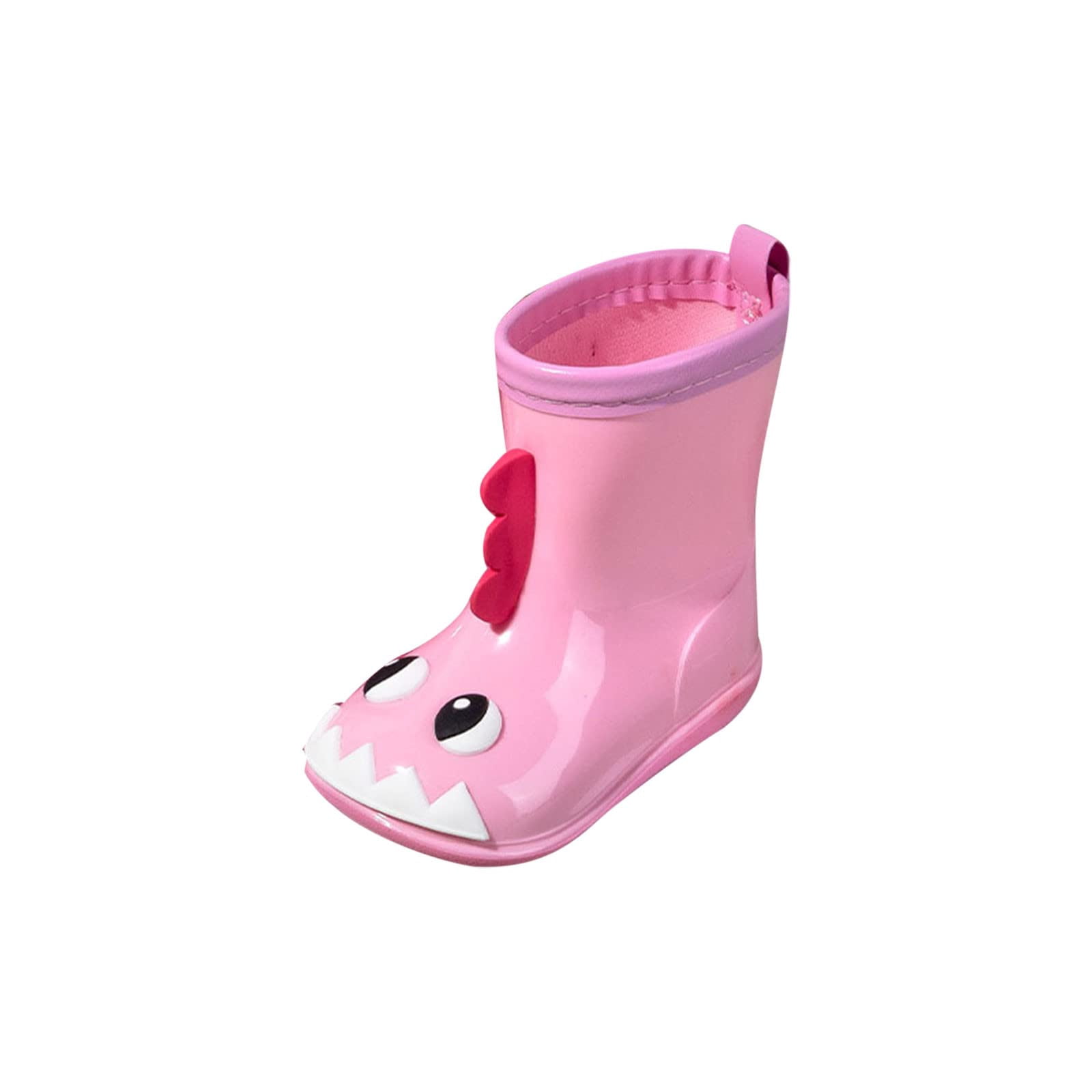 Boys Girls Rain Boots for Kids, Waterproof Toddler Little/Big Kids Cute Dinosaur Classic Wellies