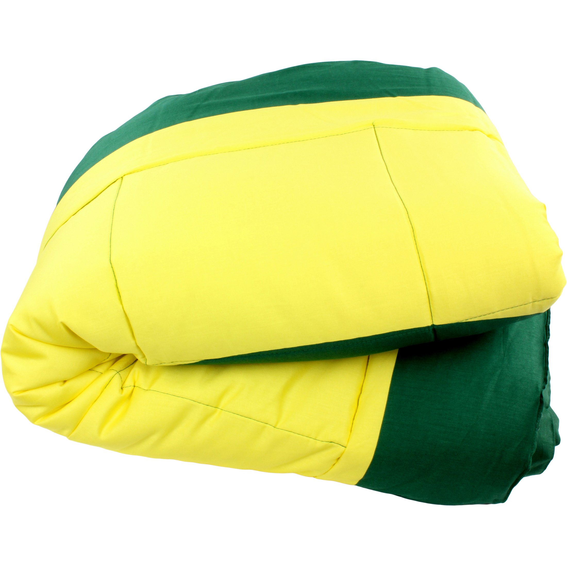 Oregon Ducks 2 Pc Reversible Cotton Comforter Set, 1 Comforter, 1 Sham, Twin