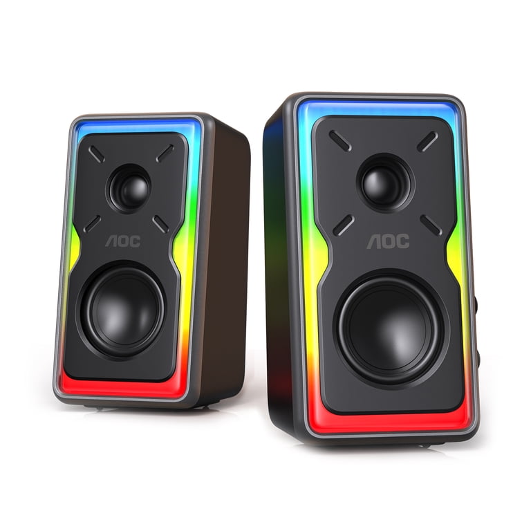 AOC T700 30W Gaming Desktop Speakers Black photo 1