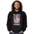 thumbnail image 3 of Street Fighter Vega Rage Cage USA Men Big & Tall Graphic Hoodie Brisco Brands 3X, 3 of 5