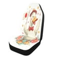 thumbnail image 2 of Cute duck Japan flag flowers hatCar Seat Covers Set of for 2 Front Seats,Auto Accessories Protectors Decor Universal, 2 of 5