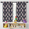 thumbnail image 5 of Blackout Kids Curtains,Black Fairy Star Pattern Childrens Insulated Curtains Set Of 2,Bedroom Essentials,Toddler Room Decor 42"x54", 5 of 5