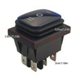 thumbnail image 5 of 4/6 Pin Waterproof Boat Rocker Switch SPST ON/OF Snap-in KCD4 Rocker Switches, 5 of 15