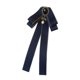 thumbnail image 1 of Broche de pajarita de cinta s preatadas Yinane Azul oscuro, 1 of 8