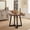 Brown, variant on Demi Bonn 31" Rustic Round Dining Table, Wooden Top with Metal Base for Home, Family Dining, Sturdy & Elegant, Brown