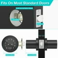 thumbnail image 5 of FITNATE Touch Screen Lock,Metal Digital Door Knob Lock with Spare Keys for Keyless Entry, Electronic Door Lock , Easy to Operate and Install,15 User Passcode for Bedroom, Home and Office Black, 5 of 9