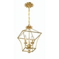 thumbnail image 4 of Crystorama Lighting - Broche - 4 Light Lantern-Antique Gold Finish, 4 of 8