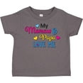 thumbnail image 3 of Inktastic My Mamaw and Papa Love Me with Hearts Boys or Girls Toddler T-Shirt, 3 of 5