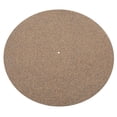 thumbnail image 4 of Platter Slipmat, Cork Wood Low Noise Perfect Fit Turntable Platter Mat  For Phonograph, 4 of 8