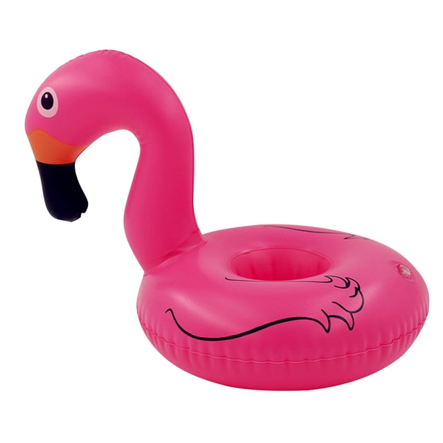 Soporte Cisne Bebida Vidrio PVC Portátil Piscina Fiesta Decoración (Cisne) Rosa